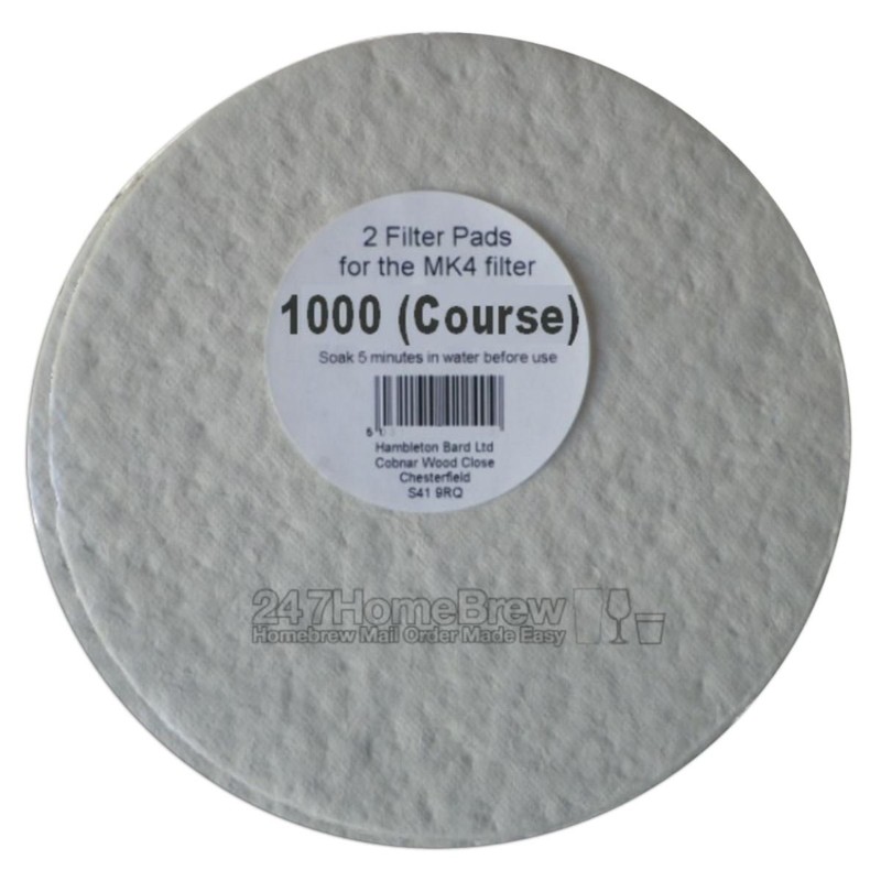 Filter Pads 1000 Course 2X Pack for The Better Brew