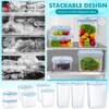 LemonRoad 9 Set Vacuum Seal Storage Food Containers with Lids