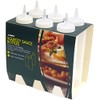 Sunnex 8oz Clear Plastic Sqeezy Sauce Oil Vinaigrette Bottles Pack