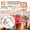 Deep Fry Thermometer - Digital Candy/Candle/Meat Thermometer with Rotatable Large