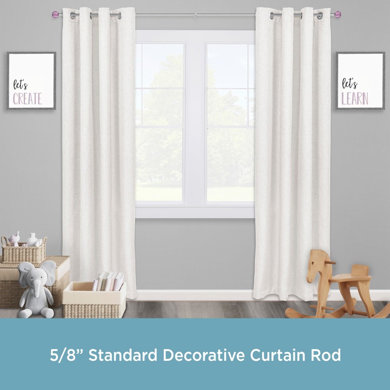 Kenney KN81686 Estrella Purple Sparkle Fluted Acrylic End Standard Decorative