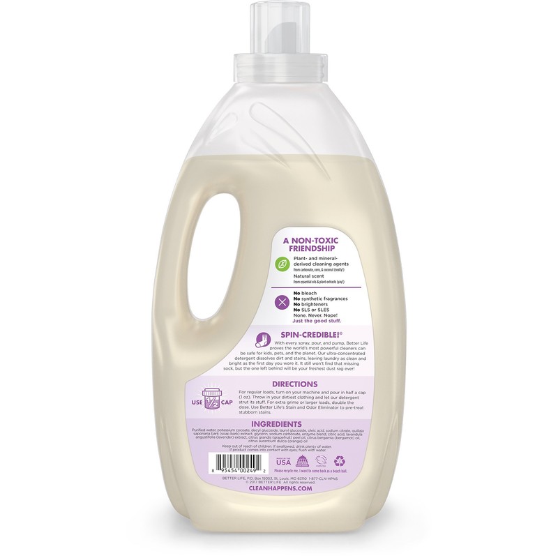 Better Life Natural Concentrated Laundry DetergeJuniper Grapefruit, 64 loads