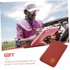 Gatuida Golf Scorecard Holder Portable PU Leather Cover for Outdoor