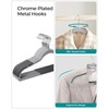 SONGMICS Clothes Hangers, Pack of 50 Plastic Coat Hangers, Space-Saving,