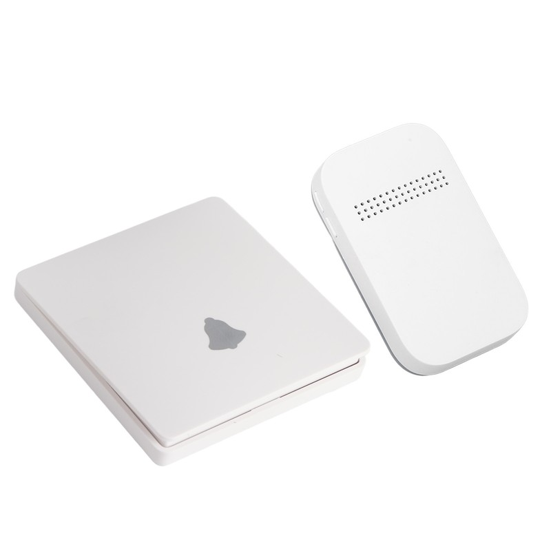 Wireless Doorbell Battery Free 86 Switch Plate 433MHz IP68 Waterproof