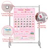 Pink Educational Calendar & Weather Pocket Chart Set for Kids