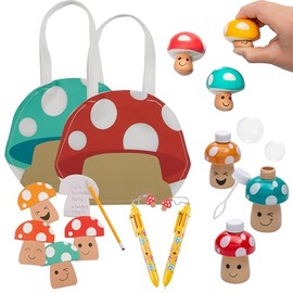 Fun Express 84 Pieces Mushroom Multicolor Handout Assortment Kit for 12
