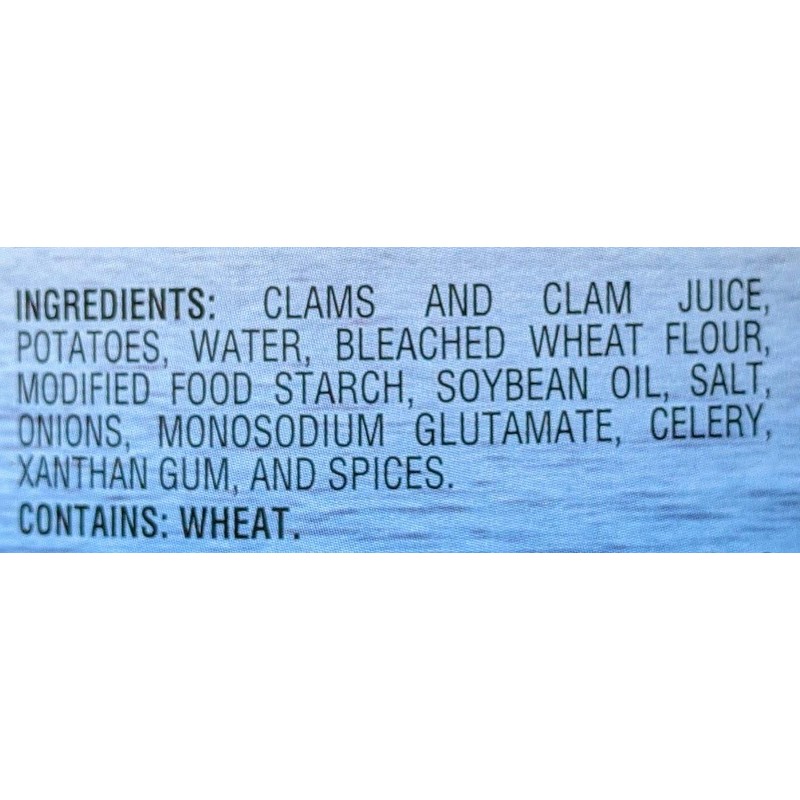 LaMonica New England Clam Chowder, Condensed, 51 Oz. (2 Pack)