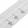 Hooks Pencil Pleat Heavy Duty Silver Hooks Metal Header Tape