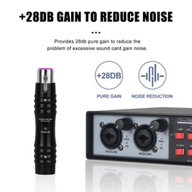 MIC BOOSTER P1 1 Compact Dynamic Microphone Amplifier with High-Quality Preamp +25dB (P1-ONE)