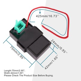 GOOFIT 4 Pin DC CDI Replacement for 50cc 70cc 90cc 110cc 125cc ATV Quad Dirt Pit Bike Go Kart Taotao Buyang Coolsport Kazuma Sunl Roketa Baja