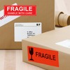 OIGWBPH Pack of 500 Stickers for Fragile Goods Warning Labels