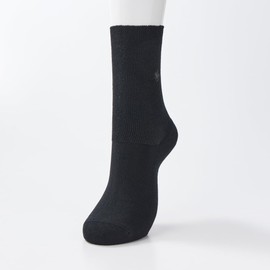 Gunze PBX602 Women's Socks, 3 Pairs Set, Polo, Absorbent, Quick Drying, Diatomaceous Earth Fiber, Heel Slip Resistant, Loose Opening Socks,, gray, 22.0-24.0 cm