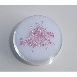 pinnaclediamonds Over 1 Carat Parcel Pink Sapphire Round Loose Natural Gems 1.5mm each