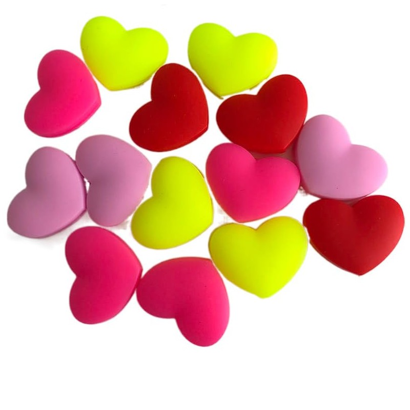 VANTOBEST 4Pcs Tennis Vibration Dampener Heart Silicone Racket Shock Absorber