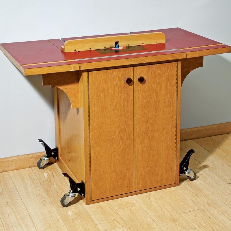 Rockler Workbench Casters (Pack of 4, Satin Black) - Industrial
