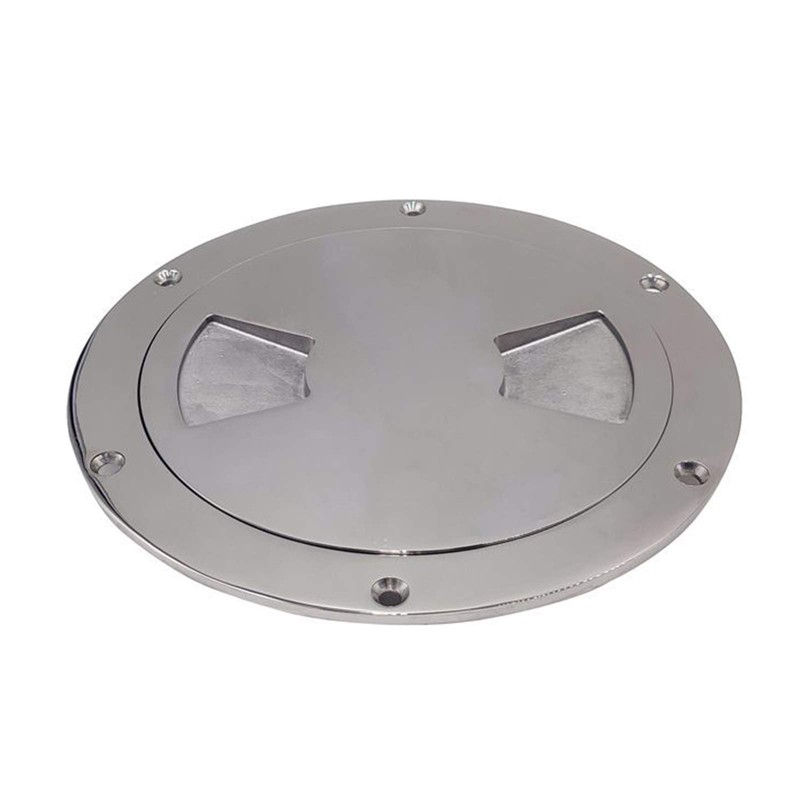 LOYALHEARTDY Marine Grade Stainless Steel Boat Deck Plate Hatch, 6"