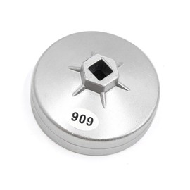 Hihaha Oil Filter Wrench / Car / Metal / Inner Diameter 92mm / Silver Tone 1 Piece