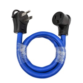 Parkworld 691883B RV 50A Plug 14-50P to 6-50R Welder 50A Receptacle 40AMP Adapter Cord (5FT)