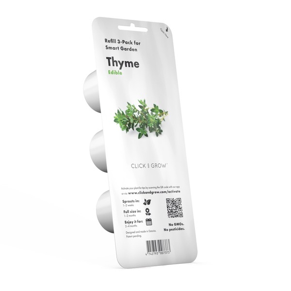 Click and Grow Smart Garden Thyme Plant Pods, 3-Pack