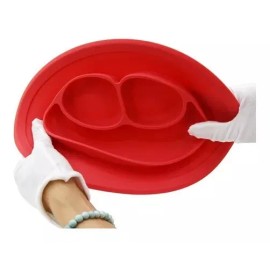 KH Plato De Silicona Bebes Antiderrames Adherible Comida Snack
