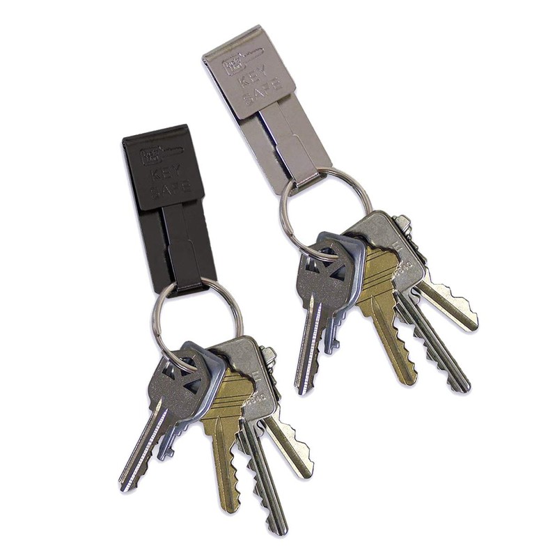 Lucky Line Key Safe Belt Key Ring Holder Slip On,