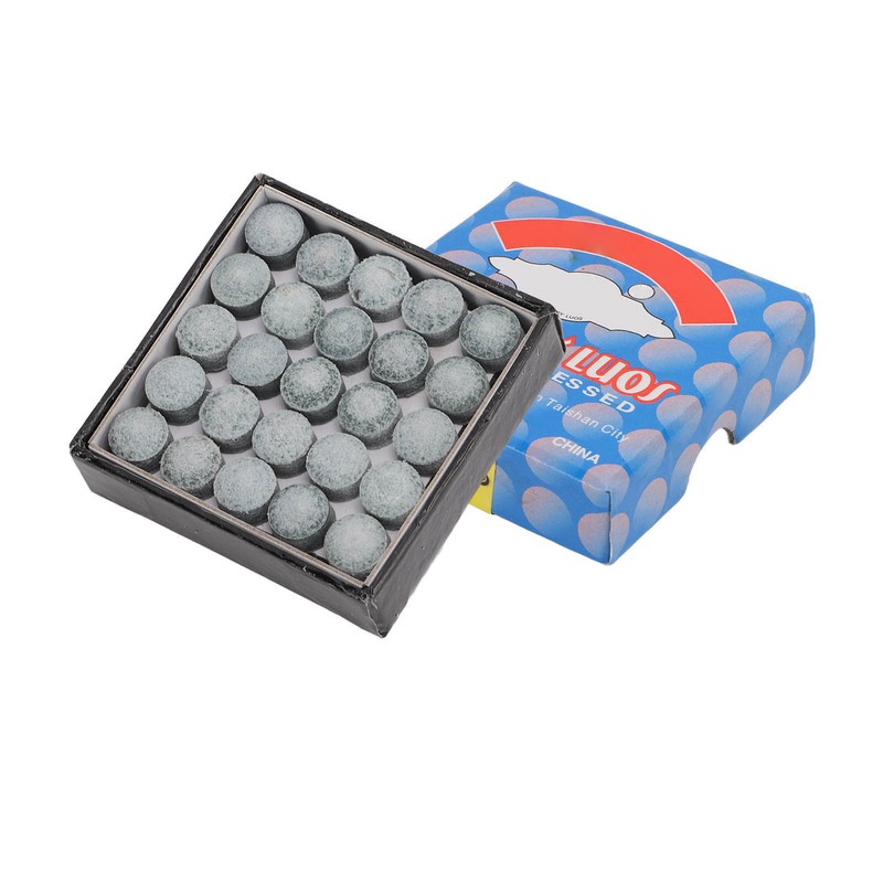 50Pcs Snooker Pool Cue Tips Grade A Leather Billiard Cue