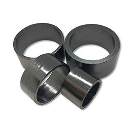 Alba Muffler Joint Gasket 1 pc/Size: φ2.3 x φ2.1 x 1.1 inches (60.0 x 54.0 x 27.0 mm); Compatible Genuine Part Number: 14771-27E00/Inazuma/Bandit/GSF1200/-S
