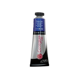 Daler-Rowney Georgian Oil Paint, Aluminium Tube, 1.28oz - 38 ml, Primary Cyan