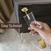 JEREVER Acrylic Furniture Legs Replacement Cabinet Feet Modern Home Decor
