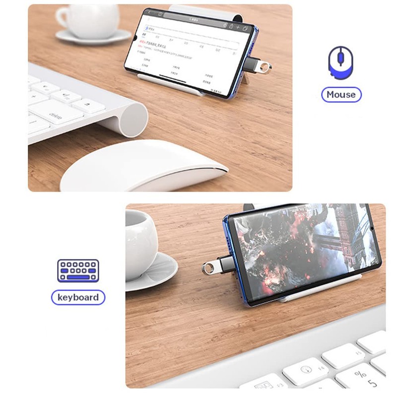 Mepsies USB C to USB Adapter (Pack of 2), USB