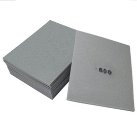 SACKORANGE 10 PCS 600 Grit 4.5 x 5.5 Inch Sanding Sponge Set, Wet or Dry Hand Sanding Sponges Sheet, Flexible Soft Foam Sand Block for Drywall, Corner Contour, Metal Wood