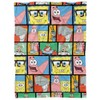 LOGOVISION Spongebob Blanket, 60" x 80" Spongebob Tile Pattern Fleece