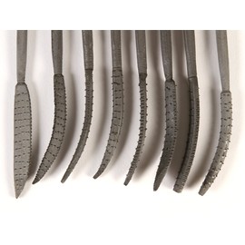 Mercer Industries BCRIFS Riffle Rasp Set, 7-1/2", 8-Piece