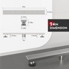 WEBANG 24 Inch Linear Shower Drain Rectangular Floor Drain with