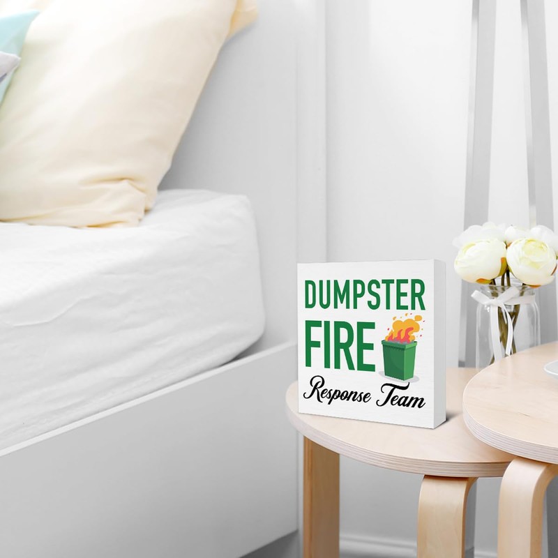 Dumpster Fire Desk Accessories - Funny Office Desk Accessories -