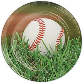 Baseball Fanatic 9" Lunch/Dinner Plates (8 ct)