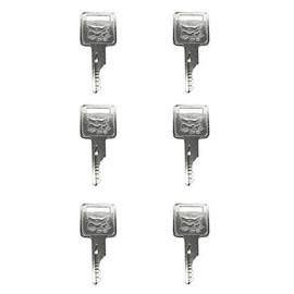 (6) 6709527 Ignition Keys 6693241 Fit for Bobcat A220 A300 T110 T140 T180 T190 T200 T250 T300 T320 T450 T550 S100 S130 S150 S160 S185 730 731 732 883 963 1213 Skid Steer Loader