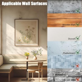 Bessy shop Bilderhaken,80 Stück Bilderhaken zum nageln,Bildaufhänger Set,30LB Nägel Mit Haken Silber Fotorahmenhaken Aufhänger,Stahl Haken & Nägel Für Schwere Bilder,Fotorahmen,Spiegeln,Kleidung