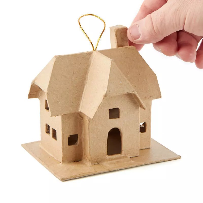 Factory Direct Craft Paper Mache House