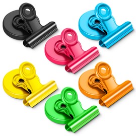 Grtard 6 Pack Fridge Magnets Fridge Magnets Magnetic Clips Heavy Duty Detailed List Display Paper Clasps for Home, Office and Teaching