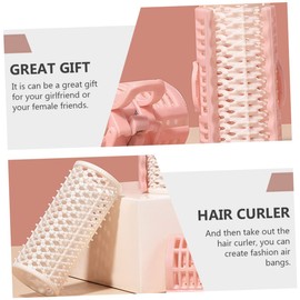 FOMIYES 4pcs Self Grip Hair Rollers for Salon Home Use Practical Hair Curlers for Bangs Ends Less Damage Easy Operation