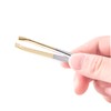 SAFIGLE 2sets Electroplated Stainless Steel Eyebrow Tweezers Flat and Oblique