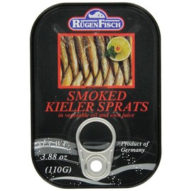 RügenFisch Smoked Kieler Sprats, 3.88 Ounce