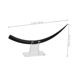 Mikinona False Lashes Display Model 2pcs Large Curl Eyelash Teaching Tool for Beauty Supplies