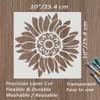 10x10 Inch Boho Sunflower Stencil for Painting on Wood, Canvas,