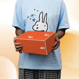 MIXTRYUS 30 Pack 9x6x4 Small Shipping Boxes, Orange Corrugated Cardboard Boxes for Packing, Mailing, Storage, Sturdy Easy to Fold, Perfect for Small Businesses‌