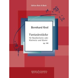 Fantasiestücke: op. 108. Bass-Klarinette (Klarinette) und Klavier.