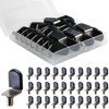 30 PCS Shelf Support Pegs with Protective Rubber Sleeve, Cupboard