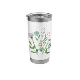 Garden Tools Rakes Flowers Herbs Can Garden Gardening Stainless Steel Insulated Tumbler